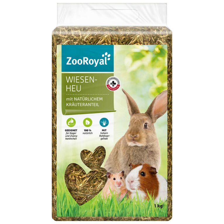 Günstig ZooRoyal Wiesenheu mit natürlichem Kräuteranteil 6x1kg i mPreisvergleich in unserem Onlineshop auf Hundeliebe-shop.de kaufen.