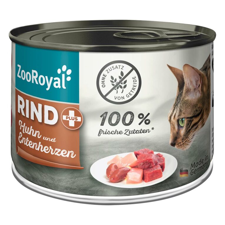 Günstig ZooRoyal Rind + Huhn & Entenherzen 12x200g i mPreisvergleich in unserem Onlineshop auf Hundeliebe-shop.de kaufen.