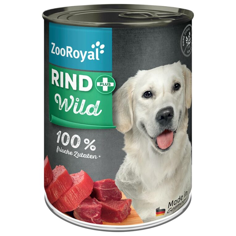 Günstig ZooRoyal Rind + Wild 6x400g i mPreisvergleich in unserem Onlineshop auf Hundeliebe-shop.de kaufen.