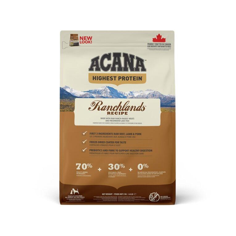 Günstig ACANA Dog Ranchlands 2kg i mPreisvergleich in unserem Onlineshop auf Hundeliebe-shop.de kaufen.