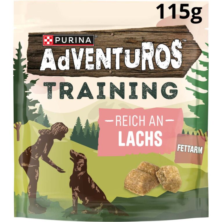 Günstig AdVENTuROS Training Lachs 6x115g i mPreisvergleich in unserem Onlineshop auf Hundeliebe-shop.de kaufen.