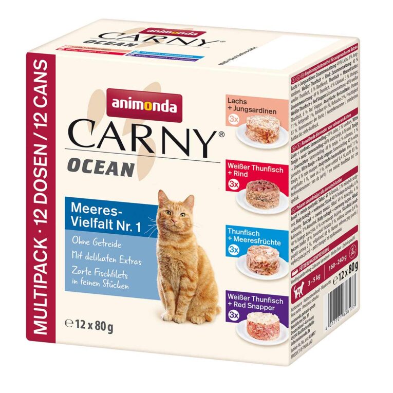 Günstig animonda Carny Ocean Adult Multipack Meeres-Vielfalt Nr. 1 24x80g i mPreisvergleich in unserem Onlineshop auf Hundeliebe-shop.de kaufen.