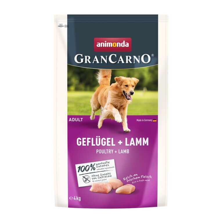 Günstig animonda GranCarno Adult Geflügel + Lamm 4kg i mPreisvergleich in unserem Onlineshop auf Hundeliebe-shop.de kaufen.