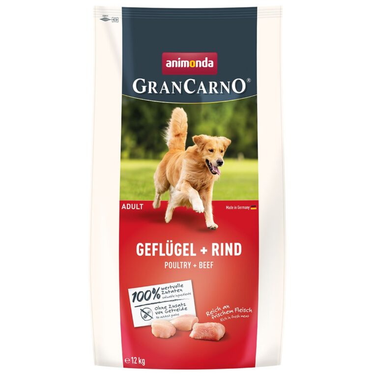 Günstig animonda GranCarno Adult Geflügel + Rind 12kg i mPreisvergleich in unserem Onlineshop auf Hundeliebe-shop.de kaufen.