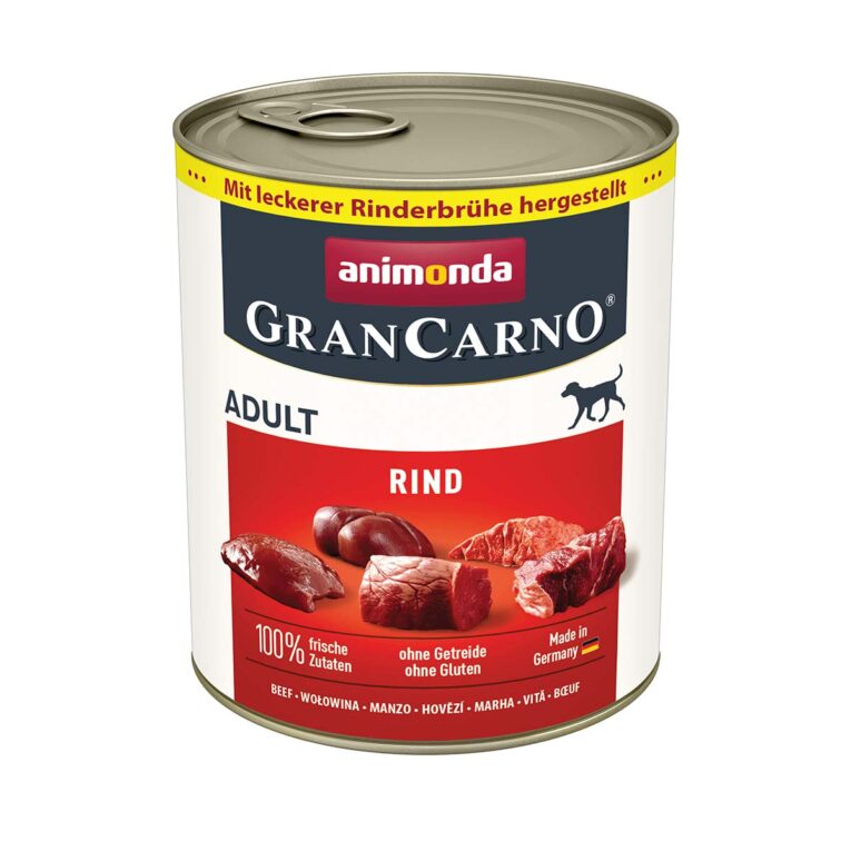 Günstig animonda GranCarno Rind Pur 24x800g i mPreisvergleich in unserem Onlineshop auf Hundeliebe-shop.de kaufen.