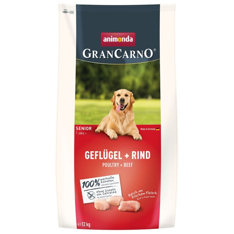 Günstig animonda GranCarno Senior Geflügel + Rind 12kg i mPreisvergleich in unserem Onlineshop auf Hundeliebe-shop.de kaufen.