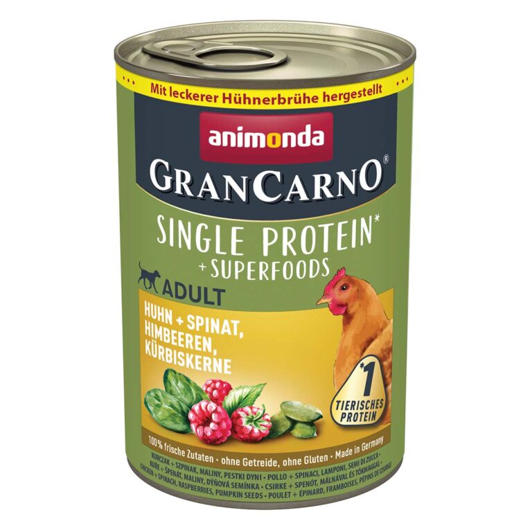 Günstig animonda GranCarno Superfoods Adult Huhn + Spinat