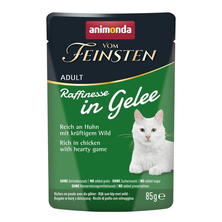 Günstig animonda vom Feinsten Raffinesse Gelee Huhn und Wild 24x85g i mPreisvergleich in unserem Onlineshop auf Hundeliebe-shop.de kaufen.
