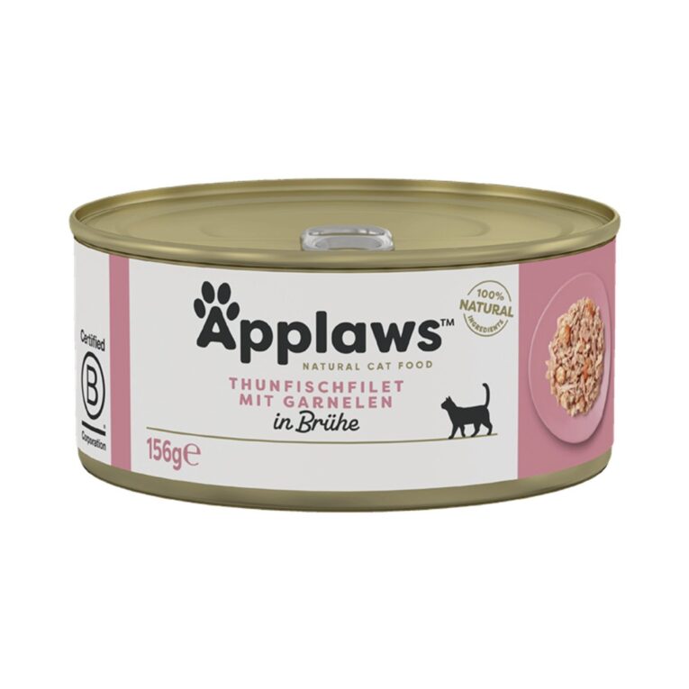 Günstig Applaws Cat Thunfischfilets und Garnelen 24x156g i mPreisvergleich in unserem Onlineshop auf Hundeliebe-shop.de kaufen.