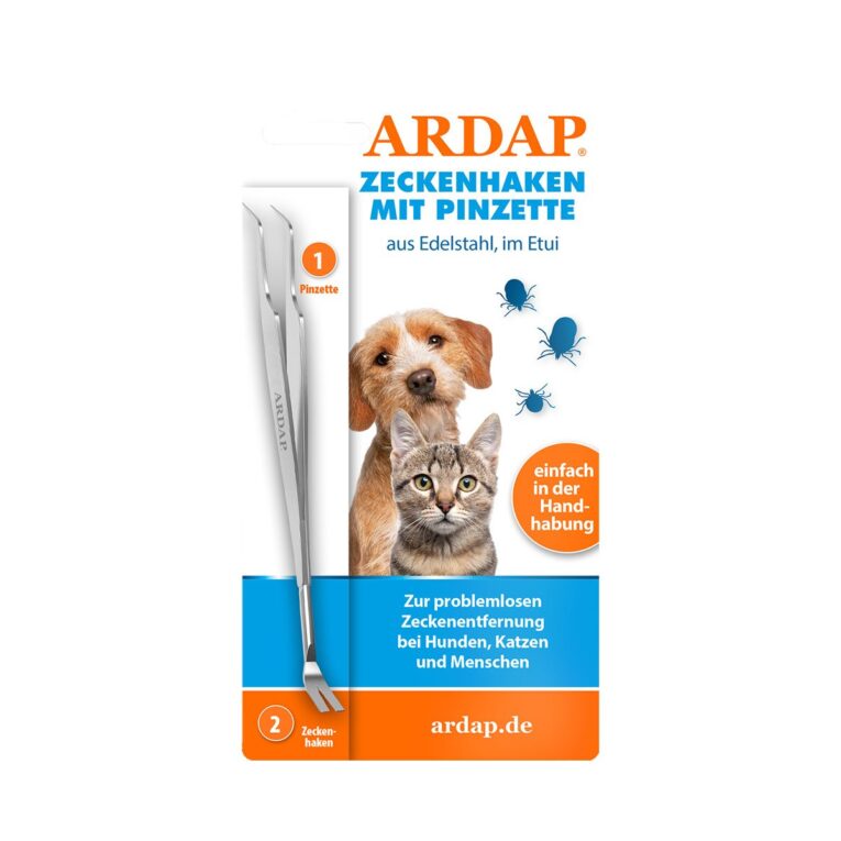 Günstig ARDAP 2-in-1 Zeckenhaken Edelstahl i mPreisvergleich in unserem Onlineshop auf Hundeliebe-shop.de kaufen.