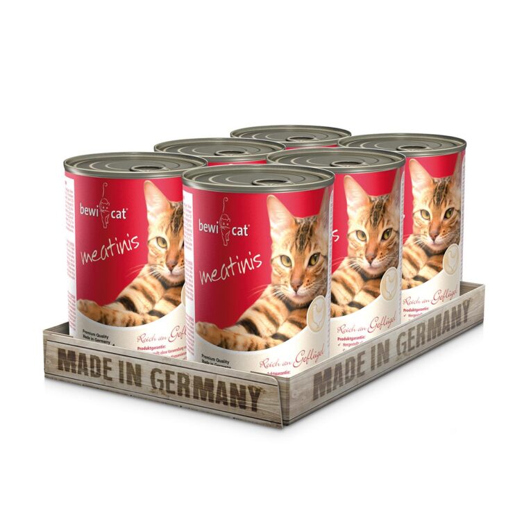 Günstig Bewi Cat meatinis Geflügel 6x400g i mPreisvergleich in unserem Onlineshop auf Hundeliebe-shop.de kaufen.
