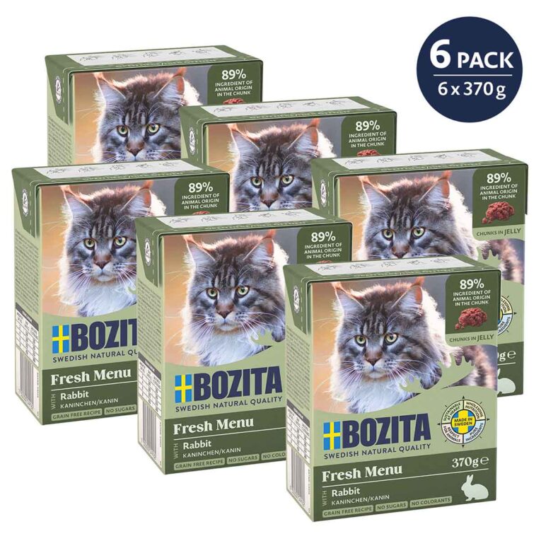 Günstig Bozita Tetra Häppchen in Gelee mit Kaninchen 6x370g i mPreisvergleich in unserem Onlineshop auf Hundeliebe-shop.de kaufen.