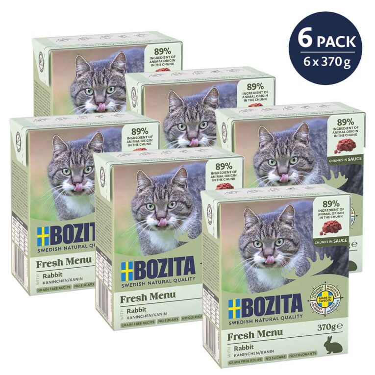 Günstig Bozita Tetra Häppchen in Soße mit Kaninchen 6x370g i mPreisvergleich in unserem Onlineshop auf Hundeliebe-shop.de kaufen.