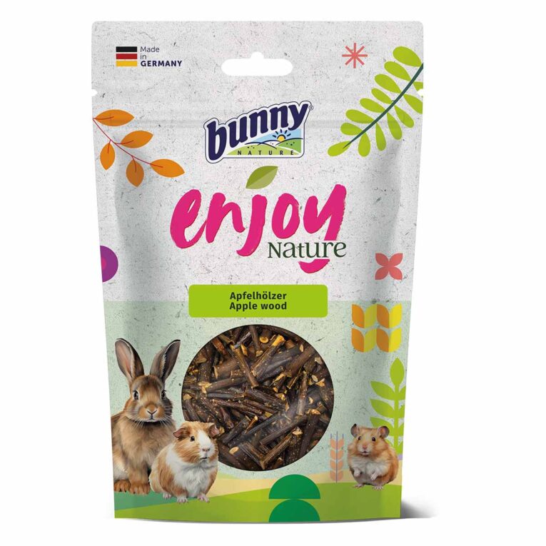 Günstig Bunny EnjoyNature Apfelhölzer 100g i mPreisvergleich in unserem Onlineshop auf Hundeliebe-shop.de kaufen.