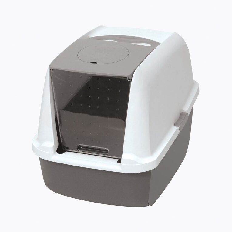 Günstig Catit Katzentoilette mit Abdeckung grau i mPreisvergleich in unserem Onlineshop auf Hundeliebe-shop.de kaufen.