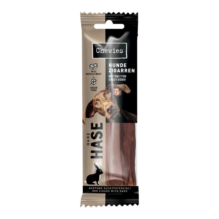 Günstig Chewies Hundezigarren Hase 75g i mPreisvergleich in unserem Onlineshop auf Hundeliebe-shop.de kaufen.