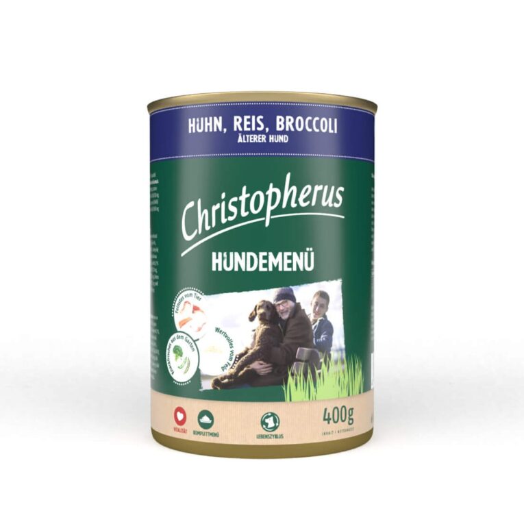 Günstig Christopherus Hundemenü Senior mit Huhn