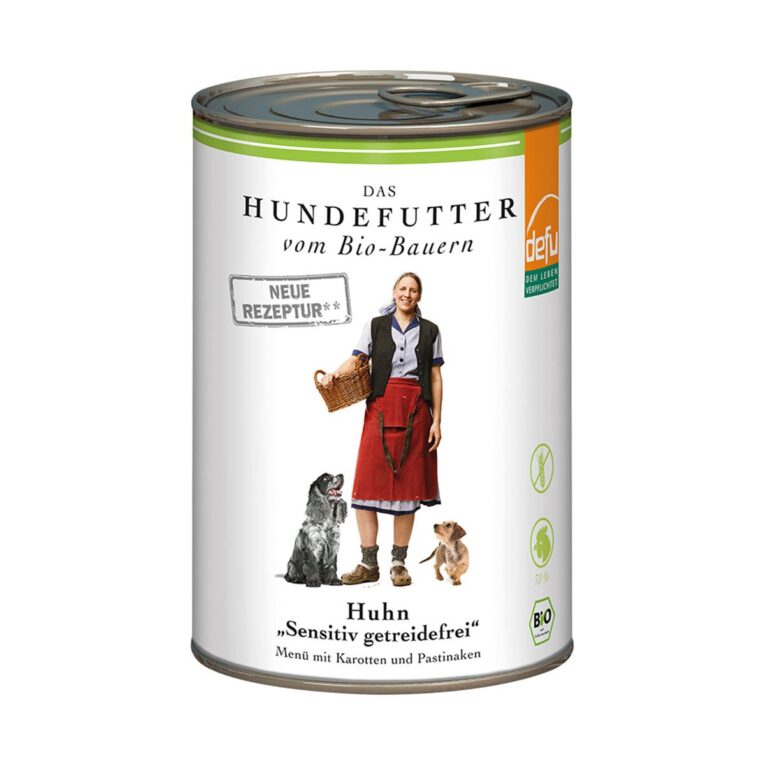Günstig Defu Bio-Huhn Sensitiv getreidefrei 12x410g i mPreisvergleich in unserem Onlineshop auf Hundeliebe-shop.de kaufen.