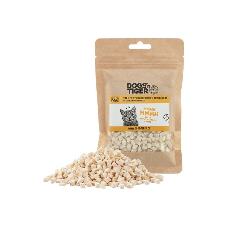 Günstig Dogs’n Tiger Mmmh Mmmh gefriergetrocknet Filet Huhn 30g i mPreisvergleich in unserem Onlineshop auf Hundeliebe-shop.de kaufen.