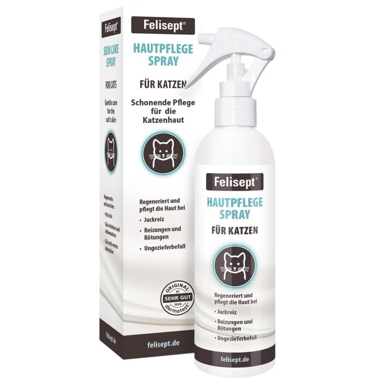 Günstig Felisept Hautpflegespray für Katzen 250ml i mPreisvergleich in unserem Onlineshop auf Hundeliebe-shop.de kaufen.