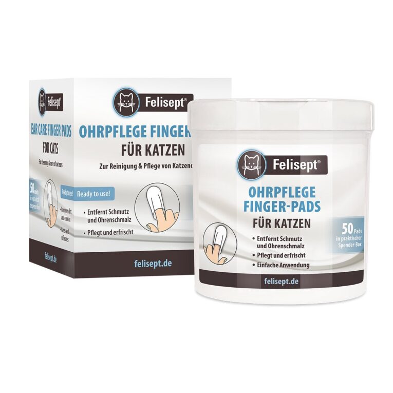 Günstig Felisept Ohrpflege Finger-Pads für Katzen 50 Stück i mPreisvergleich in unserem Onlineshop auf Hundeliebe-shop.de kaufen.