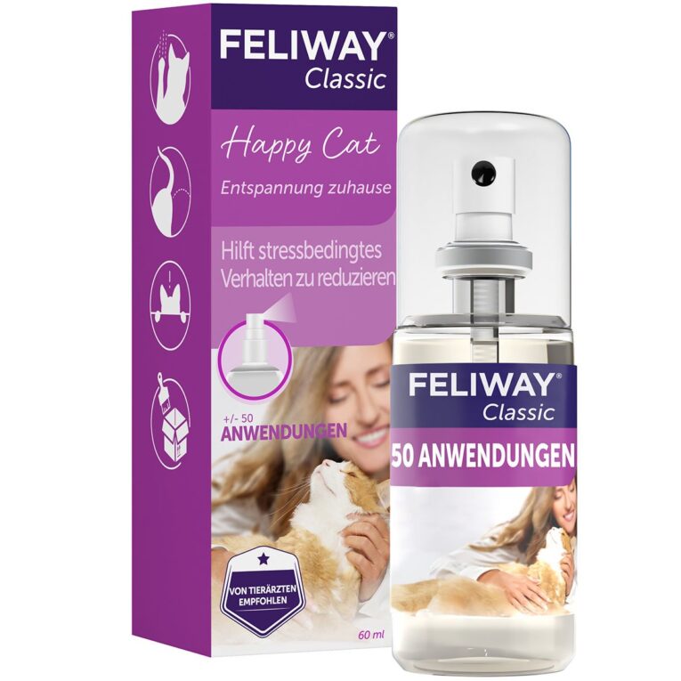 Günstig Feliway Classic Spray 60ml i mPreisvergleich in unserem Onlineshop auf Hundeliebe-shop.de kaufen.