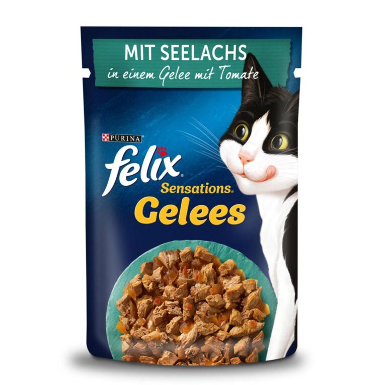Günstig FELIX Sensations Gelees mit Seelachs & Tomate 26x85g i mPreisvergleich in unserem Onlineshop auf Hundeliebe-shop.de kaufen.