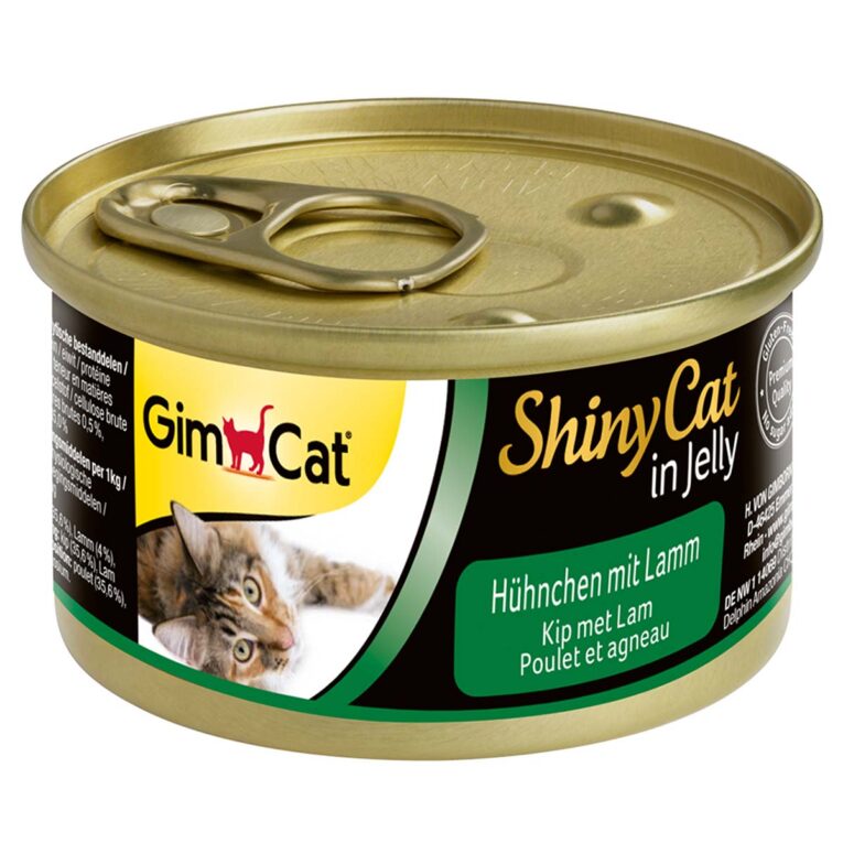 Günstig GimCat ShinyCat Hühnchen & Lamm 24x70g i mPreisvergleich in unserem Onlineshop auf Hundeliebe-shop.de kaufen.