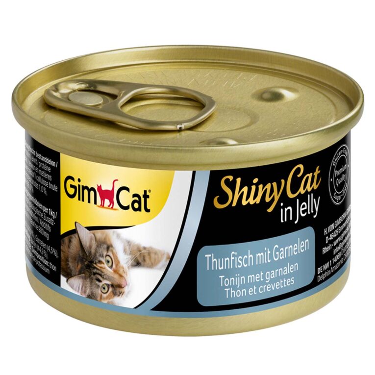 Günstig GimCat ShinyCat Thunfisch mit Garnelen 6x70g i mPreisvergleich in unserem Onlineshop auf Hundeliebe-shop.de kaufen.