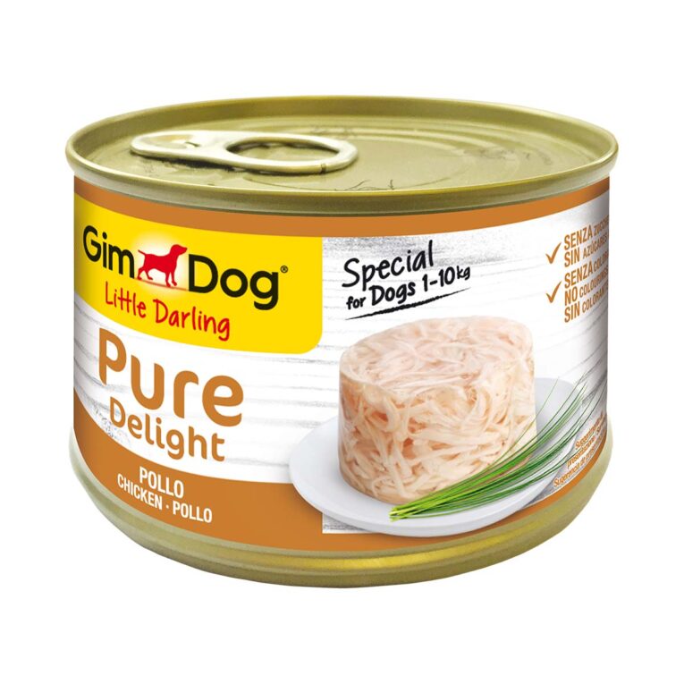 Günstig GimDog Little Darling Pure Delight Hühnchen 12x150g i mPreisvergleich in unserem Onlineshop auf Hundeliebe-shop.de kaufen.