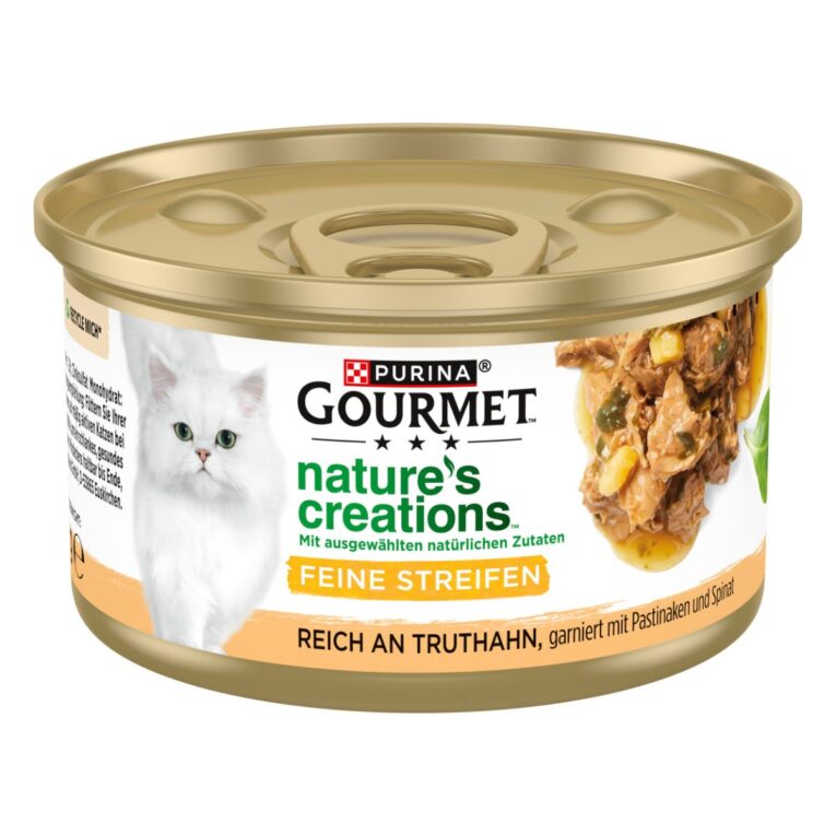 Günstig GOURMET Nature’s Creations in Gelee naturbelassen Truthahn 48x85g i mPreisvergleich in unserem Onlineshop auf Hundeliebe-shop.de kaufen.
