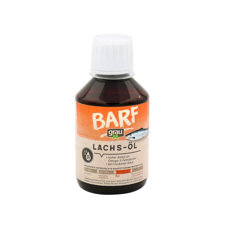 Günstig Grau Lachsöl 200 ml i mPreisvergleich in unserem Onlineshop auf Hundeliebe-shop.de kaufen.