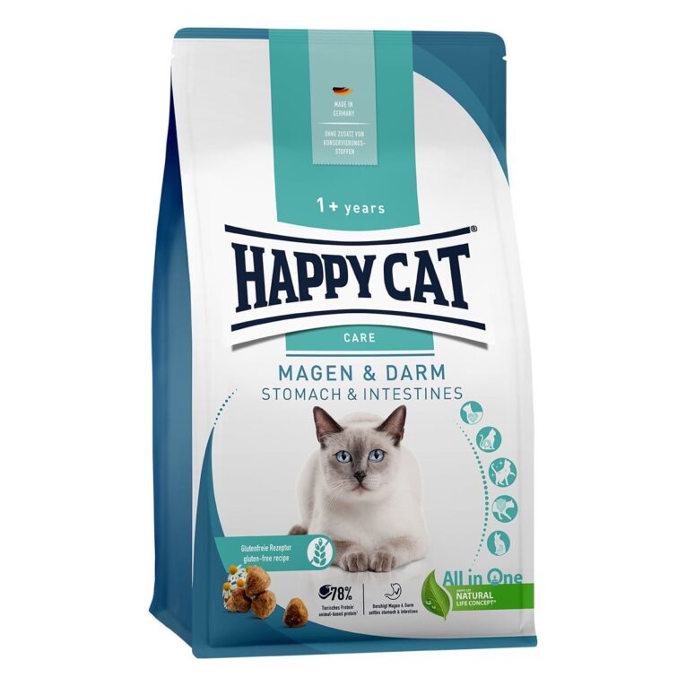 Günstig Happy Cat Care Magen & Darm 3x4kg i mPreisvergleich in unserem Onlineshop auf Hundeliebe-shop.de kaufen.