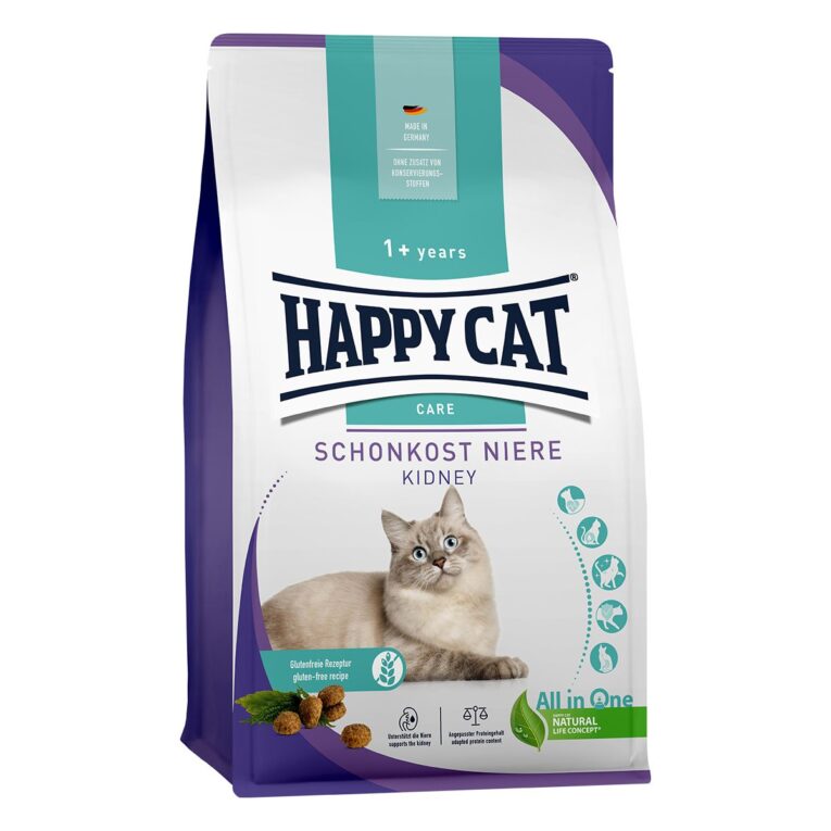 Günstig Happy Cat Care Schonkost Niere 3x4kg i mPreisvergleich in unserem Onlineshop auf Hundeliebe-shop.de kaufen.