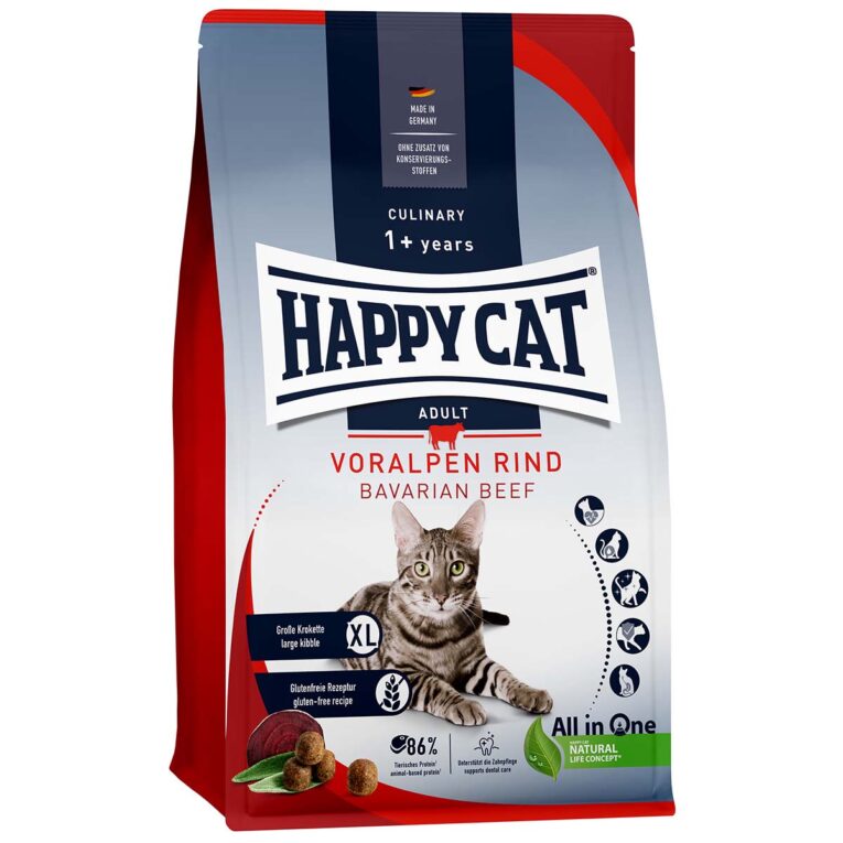 Günstig Happy Cat Culinary Adult Voralpen Rind 300g i mPreisvergleich in unserem Onlineshop auf Hundeliebe-shop.de kaufen.