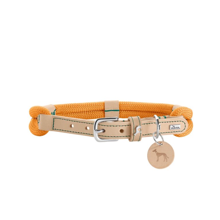 Günstig Hunter Halsband Malia apricot/natur 65 / L i mPreisvergleich in unserem Onlineshop auf Hundeliebe-shop.de kaufen.