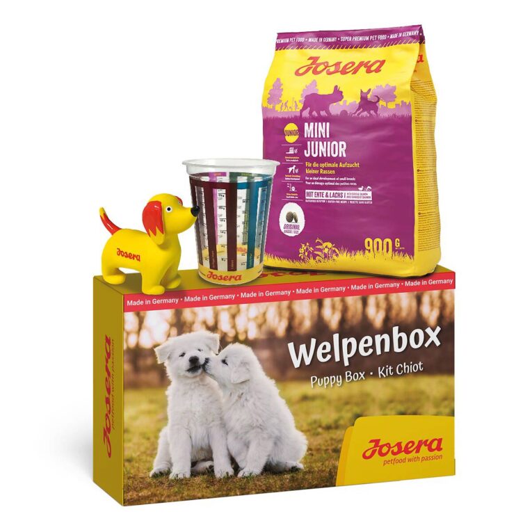 Günstig Josera Welpenbox MiniJunior 900g i mPreisvergleich in unserem Onlineshop auf Hundeliebe-shop.de kaufen.