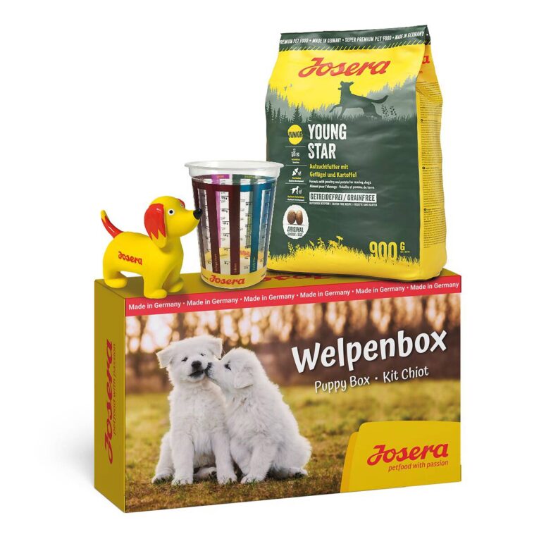 Günstig Josera Welpenbox Youngstar 900g i mPreisvergleich in unserem Onlineshop auf Hundeliebe-shop.de kaufen.