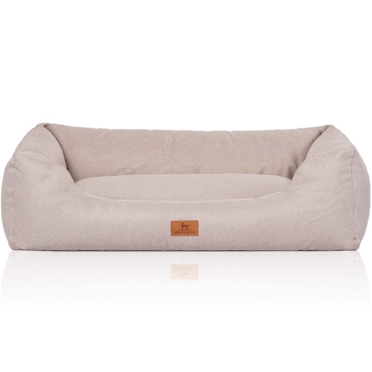 Günstig Knuffelwuff Hundebett Emma beige XXL 120x85cm i mPreisvergleich in unserem Onlineshop auf Hundeliebe-shop.de kaufen.