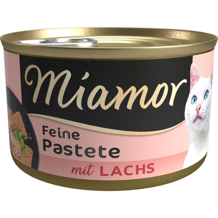 Günstig Miamor Pastete Lachs 24x85g i mPreisvergleich in unserem Onlineshop auf Hundeliebe-shop.de kaufen.