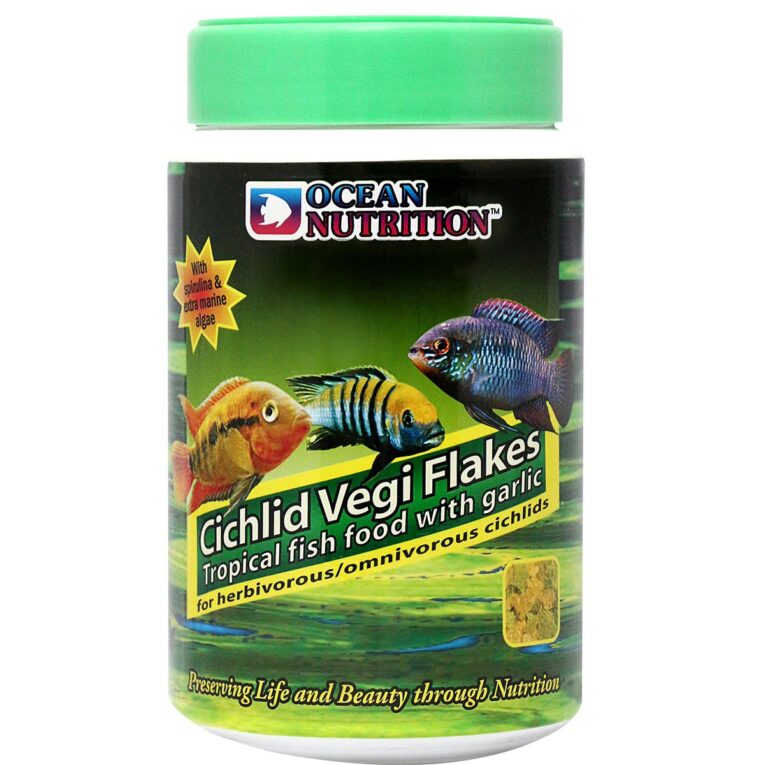 Günstig Ocean Nutrition Cichlid Vegi Flakes 156g i mPreisvergleich in unserem Onlineshop auf Hundeliebe-shop.de kaufen.