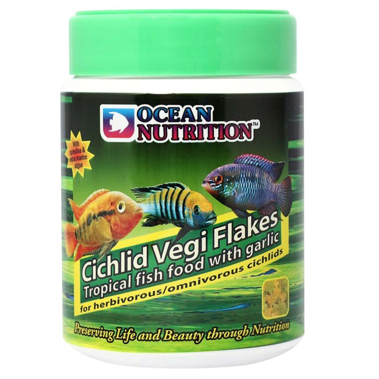 Günstig Ocean Nutrition Cichlid Vegi Flakes 71g i mPreisvergleich in unserem Onlineshop auf Hundeliebe-shop.de kaufen.