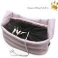 Puppyangel Hundetasche Miss Skull Down Sling Beige
