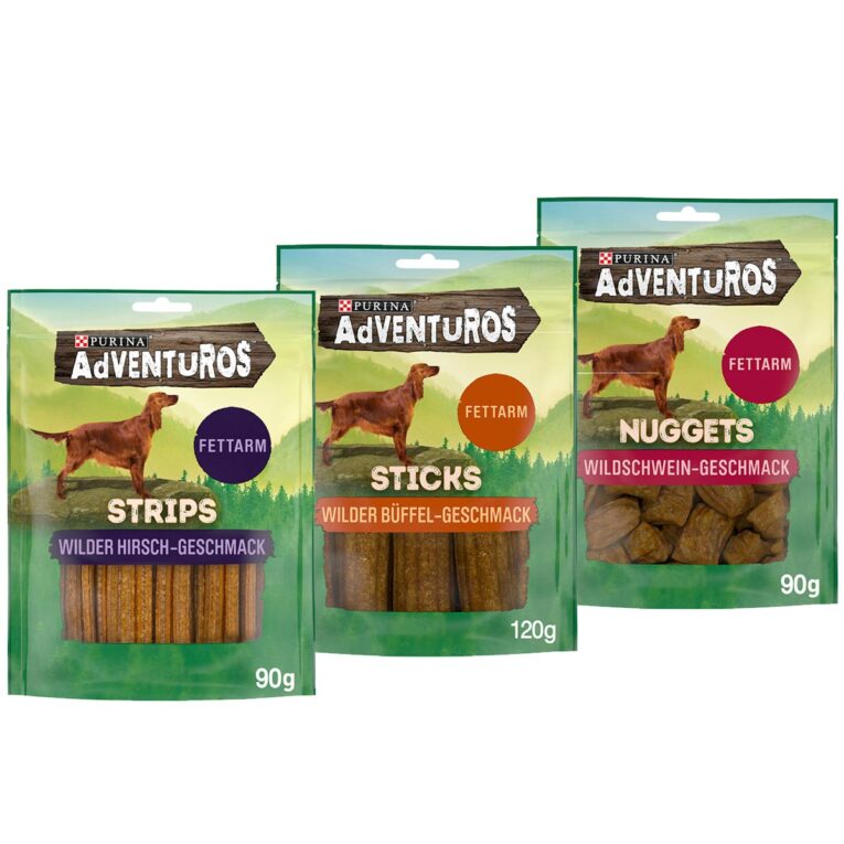 Günstig AdVENTuROS Probierpaket 300g i mPreisvergleich in unserem Onlineshop auf Hundeliebe-shop.de kaufen.