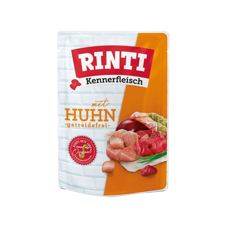 Günstig Rinti Kennerfleisch mit Huhn Pouch 10x400g i mPreisvergleich in unserem Onlineshop auf Hundeliebe-shop.de kaufen.