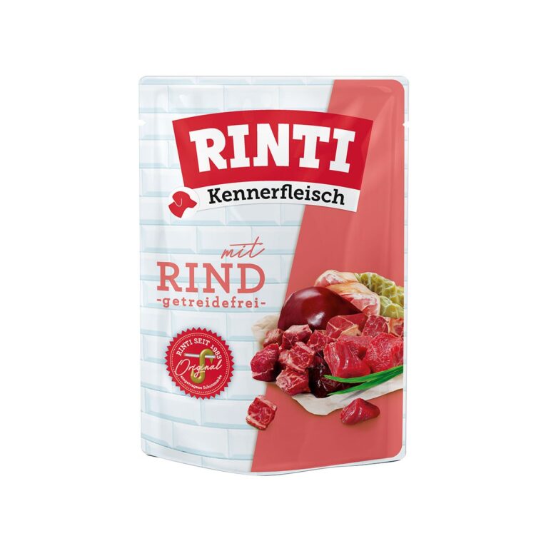 Günstig Rinti Kennerfleisch mit Rind Pouch 10x400g i mPreisvergleich in unserem Onlineshop auf Hundeliebe-shop.de kaufen.