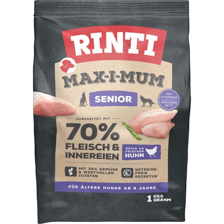 Günstig Rinti Max-i-Mum Senior Geflügel 1 kg i mPreisvergleich in unserem Onlineshop auf Hundeliebe-shop.de kaufen.