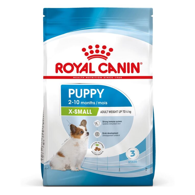 Günstig ROYAL CANIN X-SMALL Puppy Trockenfutter für Welpen sehr kleiner Hunderassen 2x3kg i mPreisvergleich in unserem Onlineshop auf Hundeliebe-shop.de kaufen.