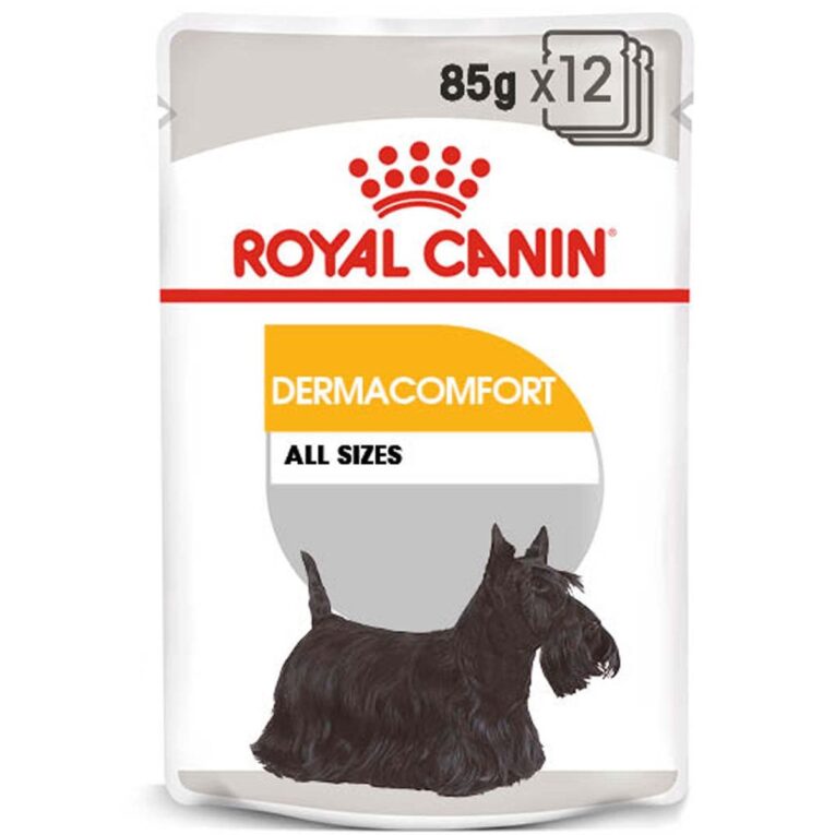 Günstig ROYAL CANIN DERMACOMFORT Nassfutter für Hunde mit empfindlicher Haut 12x85g i mPreisvergleich in unserem Onlineshop auf Hundeliebe-shop.de kaufen.