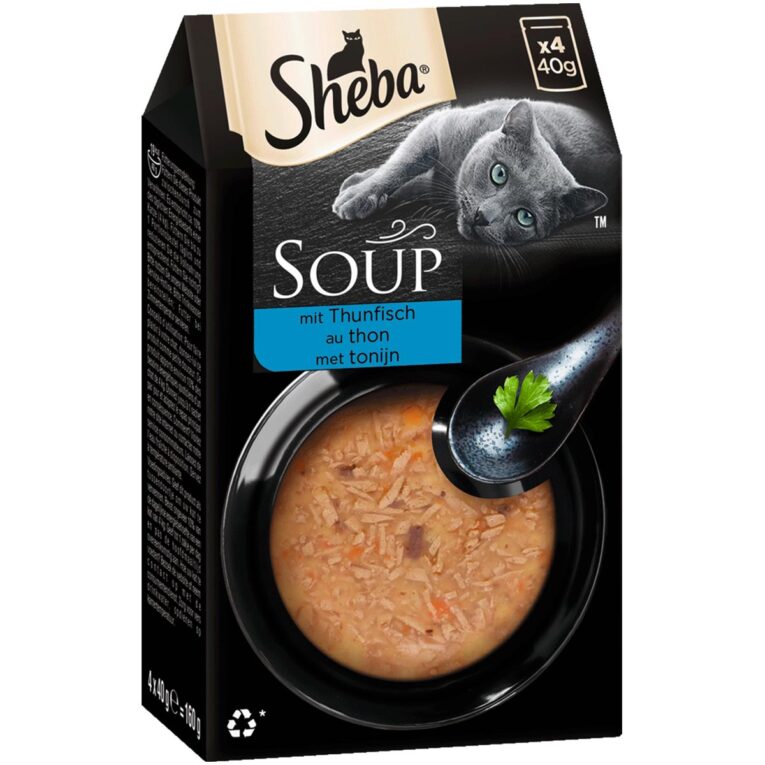 Günstig SHEBA Soup mit Thunfisch 32x40g i mPreisvergleich in unserem Onlineshop auf Hundeliebe-shop.de kaufen.